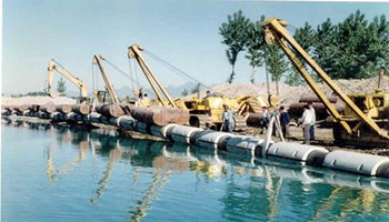 公司监理的陕京输气管道穿越工程